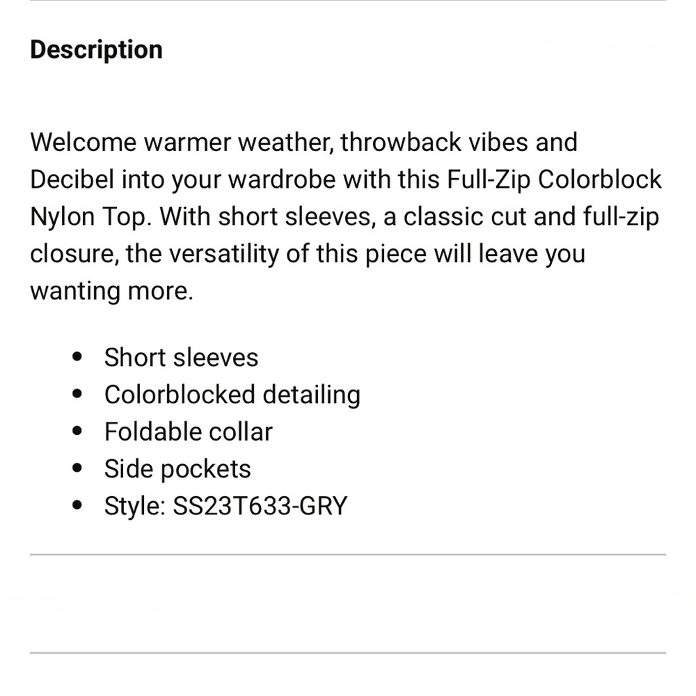 Full-Zip Colorblock Nylon Top - Picture 5 of 9